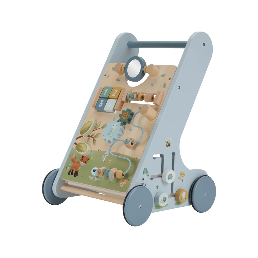 Little Dutch gåvogn i tre – Forest Friends