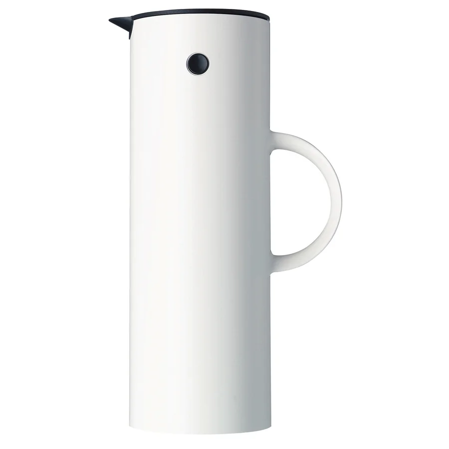 Stelton EM77 Termokanne 1 liter, ABS hvit