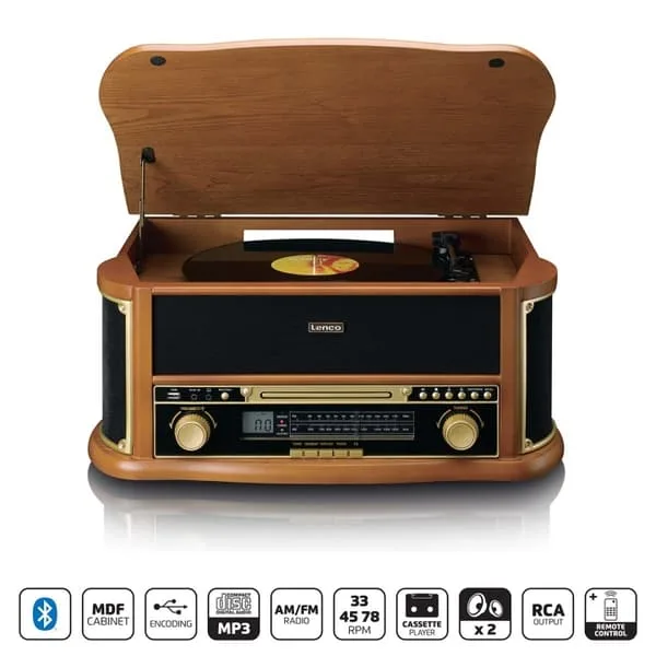 Lenco retro platespiller med Bluetooth