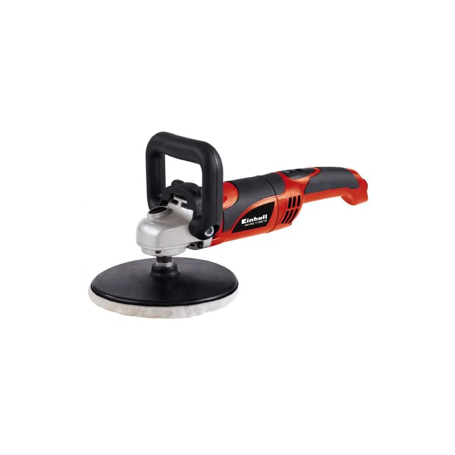 Einhell CC-PO 1100/1E, Roterende poleringsmaskin, 3500 RPM, 1100 W, Sort, Grå, Rød, 2,5 kg, AC