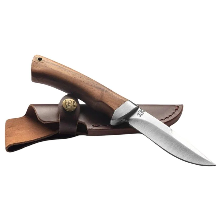 Oyo Hallingskarvet Knife W/ Leather Sheath