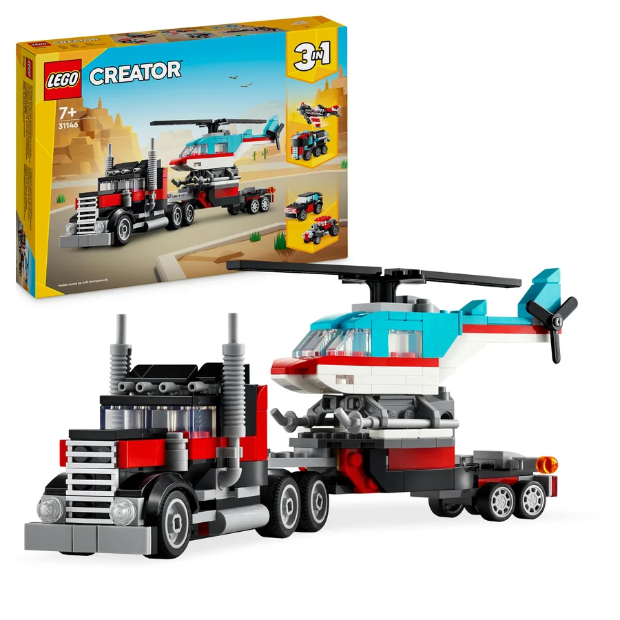 LEGO Creator - Trailer med helikopter (31146)