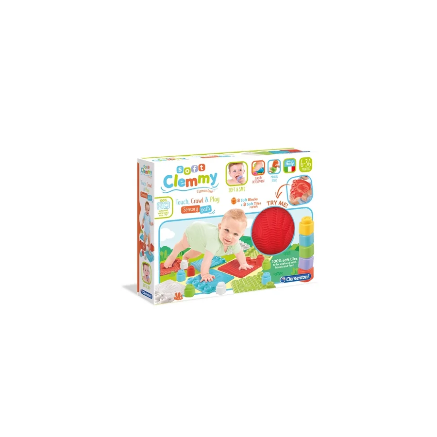 Soft Clemmy Sensory Lekematte 4-pakning Clementoni