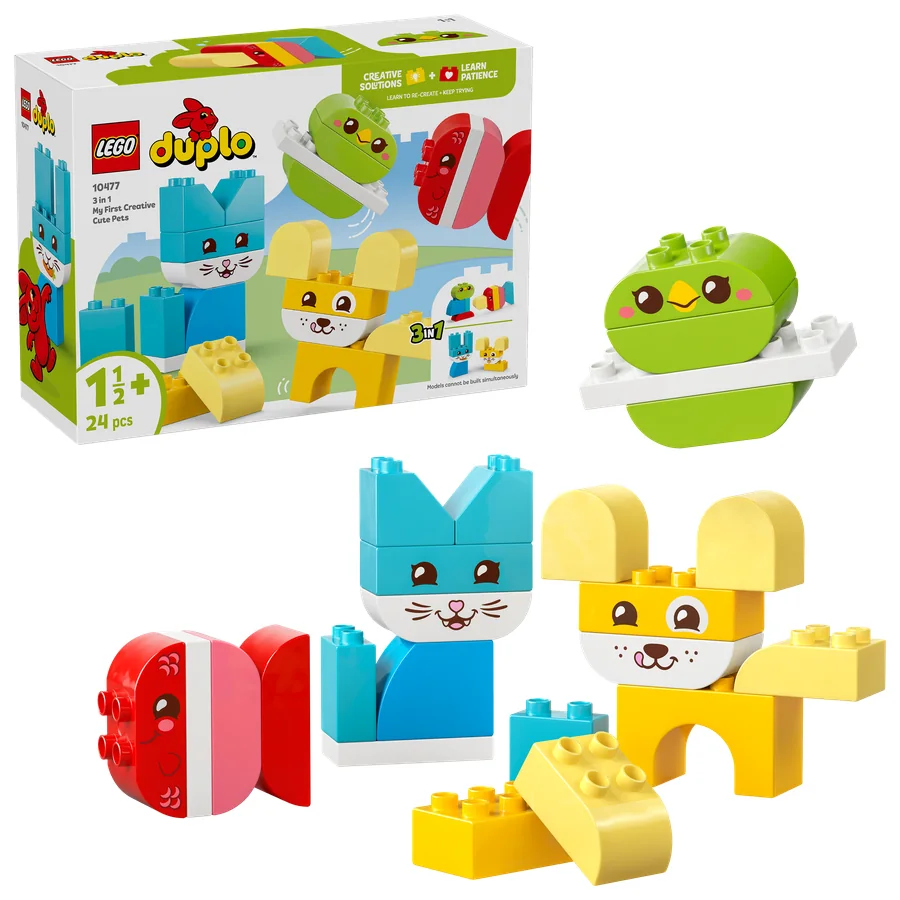 LEGO DUPLO 3-i-1 Kreative, søte kjæledyr